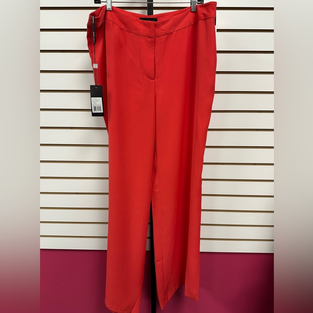 Tadashi Shoji Poppy Red ❤️ Wide Leg Pants/NWT/ Size 16